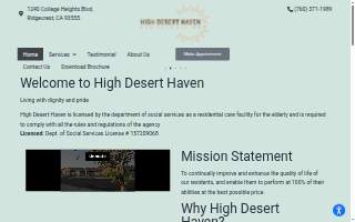 High Desert Haven website