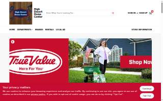 High Desert Home Center website