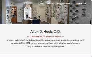 Allen D. Hoek, OD website