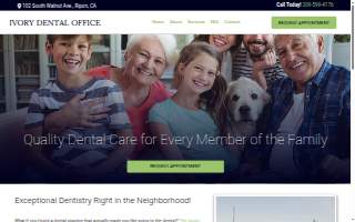 Ivory Dental Office website
