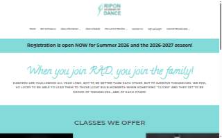 Ripon Academy of Dance website
