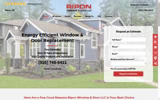Ripon Window & Door LLC website
