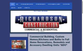 Aaron Richardson Construction website