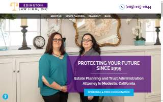 Edington Law Firm, Inc. website