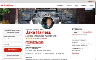 Jake Harless - State Farm Insurance Agent website