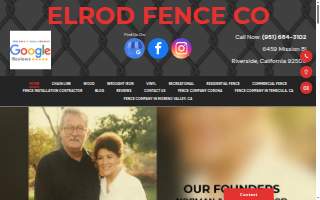 Elrod Fence Co website