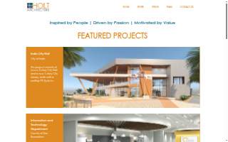 Holt Architecture website