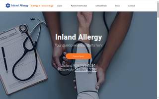Inland Allergy of Jurupa Valley website