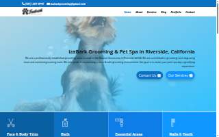 IzaBark Grooming website