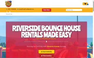 Jump Party Pros - Inflatable Jumpers, Bounce House Combos and Water Slide Rentals website