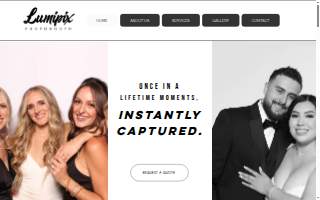 Lumipix Photo Booth website