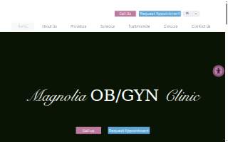 Magnolia Ob/Gyn Clinic website