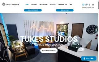 Tukes Studios website