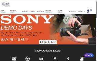 Action Camera website