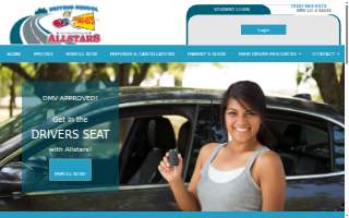 Allstars Driving School of Rocklin website