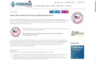 Commercial Flooring Estimating website