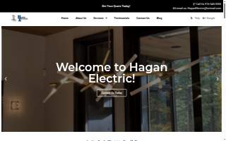 Hagan Electric Rocklin website