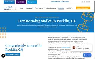 Holt Orthodontics website