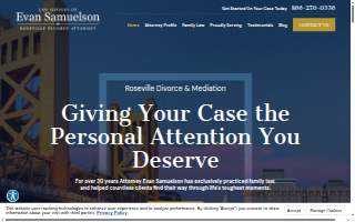 Law Offices of Evan Samuelson website