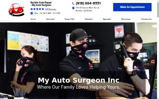 My Auto Surgeon, Inc. website