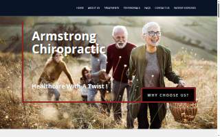 Armstrong Chiropractic website