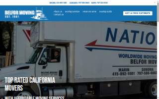 Belfor Moving & Storage website