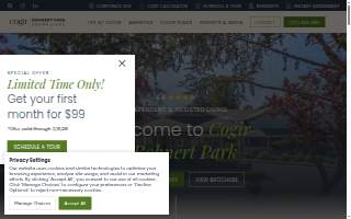 Cogir of Rohnert Park website