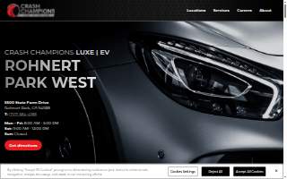 Crash Champions LUXE | EV Certified Repair Rohnert Park West website