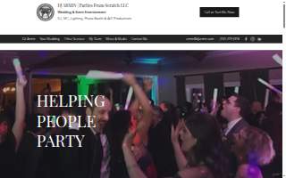 DJ Armin - Wedding & Event Productions website