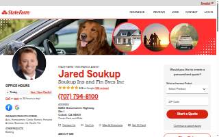 Jared Soukup - State Farm Insurance Agent website