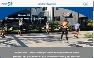 POWERFIT Personal Training website