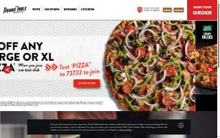 Round Table Pizza of Rohnert Park website