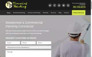 Timmins Painting website