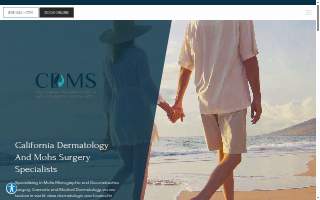 California Dermatology and Mohs Surgery Specialists website