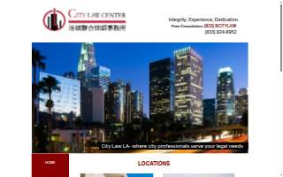 City Law Center website