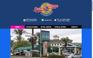 Country Village Hand Car Wash website