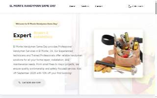 El Monte Handyman Same Day website