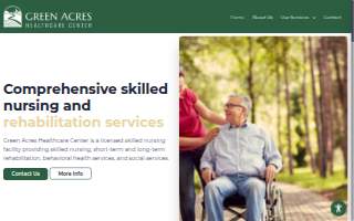 Green Acres Healthcare Center website