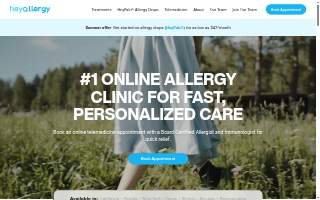 HeyAllergy of Rosemead website