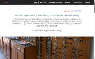 New Vue Optometry website