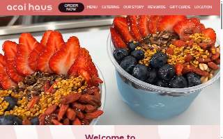 Açaí Haus website