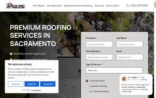 Alex Perez Roofing Inc. website