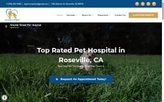 Atlantic Street Pet Hospital website