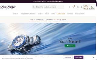 Ben Bridge Jeweler website