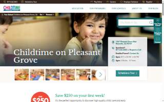 Childtime on Pleasant Grove website