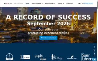 Crowell Law Offices website