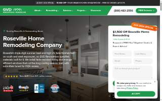 GVD Renovations & Remodeling website