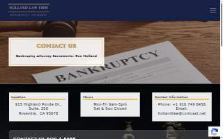 Holland Law Firm website