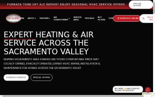 Ray O. Cook Heating & Air website