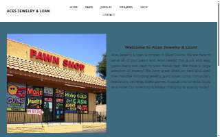 Aces Jewelry and Loan website